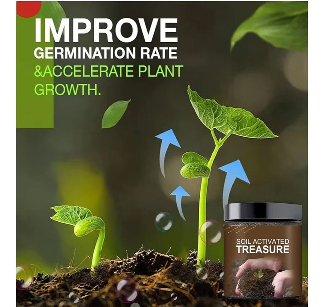 Soil Activated Treasure Premium Soil Activator 200gram (Pack of 2)